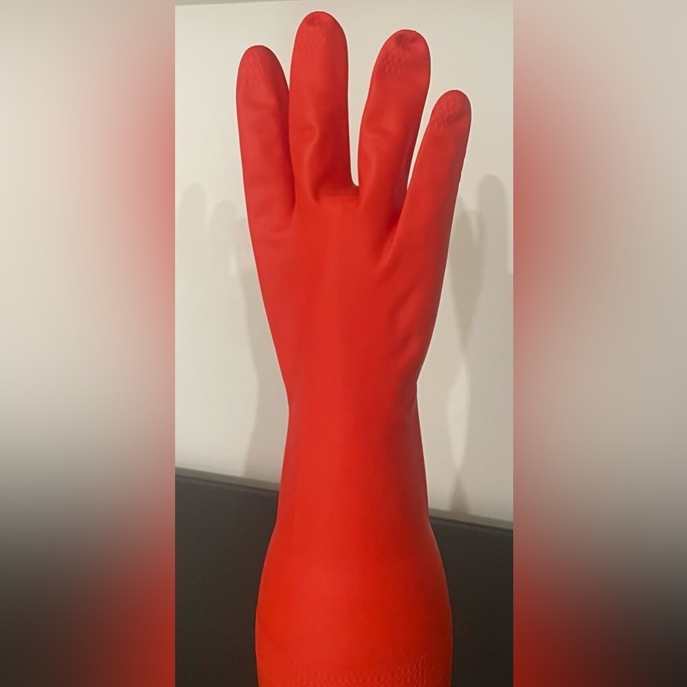 NWT MR.SIGA Reusable Dish Washing Gloves with Copper Nanoparticles, Latex Gloves - Picture 3 of 7